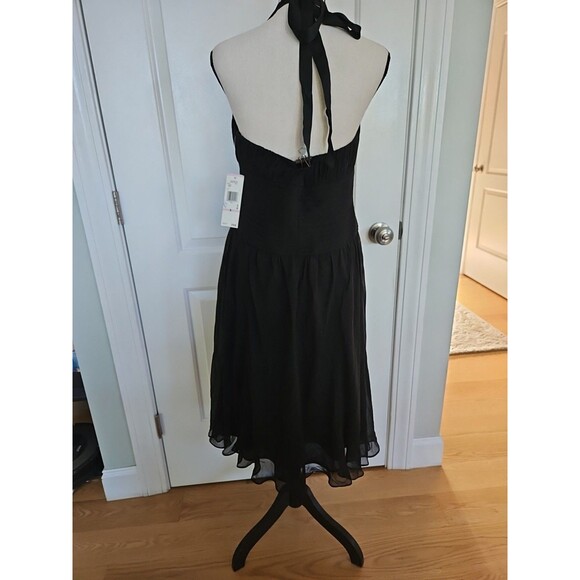 Anne Klein Silk Halter Roman Holiday Cocktail Dress: Size 6 NWT Feminine, Flirty - Picture 8 of 14